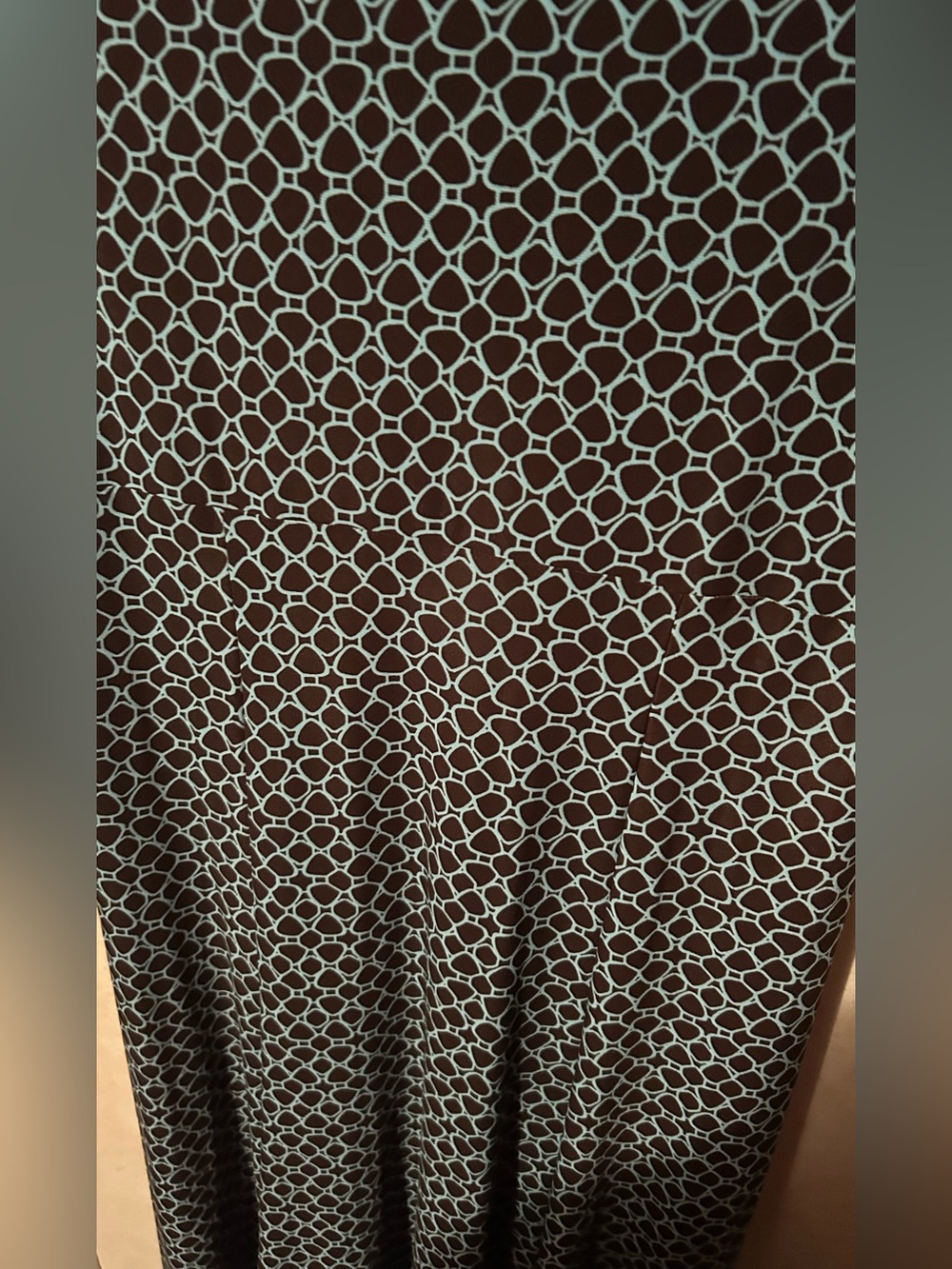 Jones New York Black and Teal Geometric Dress - Picture 6 of 7